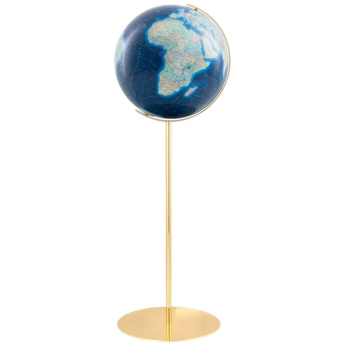 Columbus Duo Azzurro Regent 40 - Staand acrylglas messing