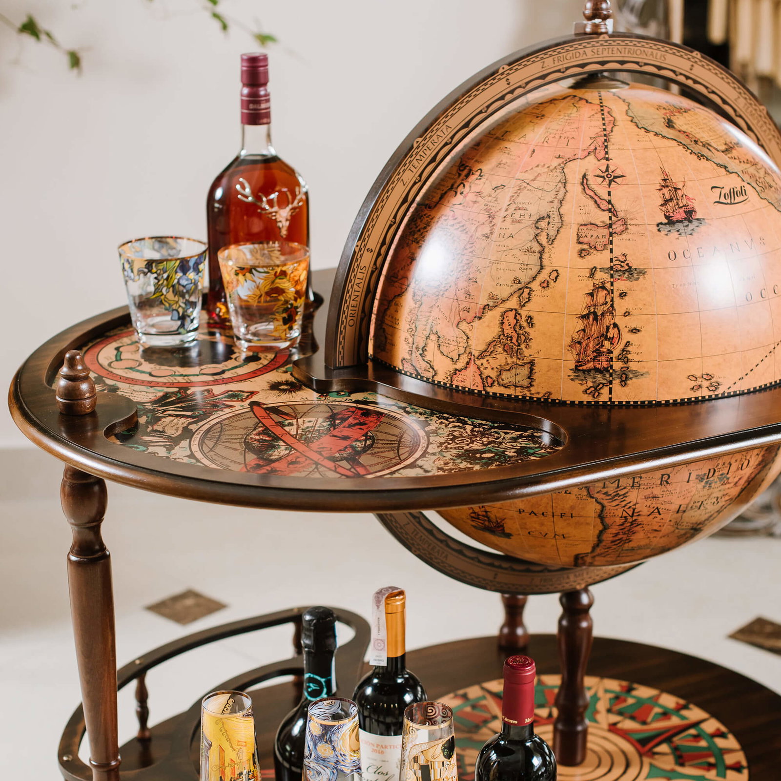 Zoffoli Globe bar - Artemide Classic Brown - Afbeelding 5