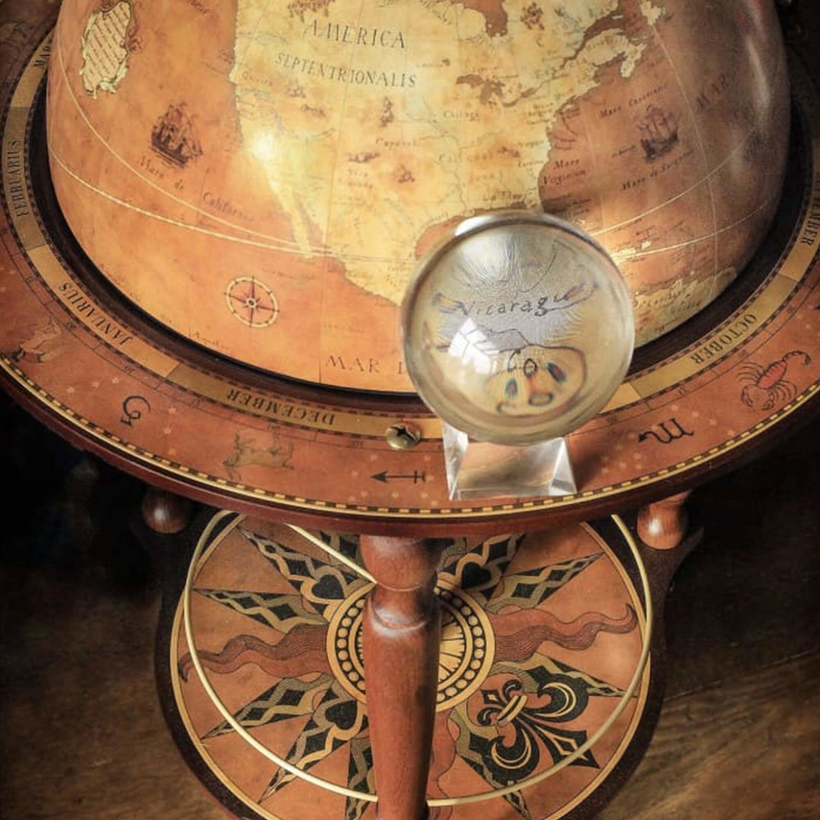 Zoffoli Globe bar - Da Vinci Rust - Afbeelding 3