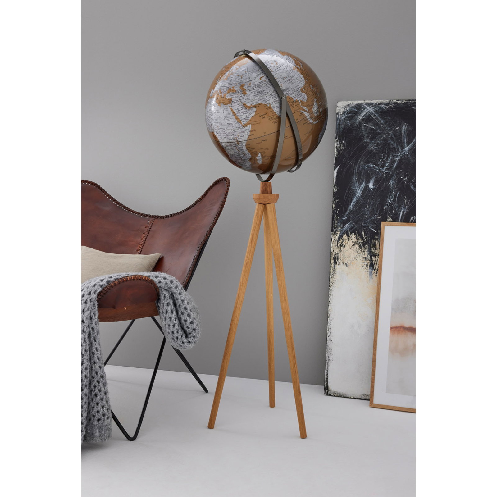 Troika Sputnik Bruin / Zilver - Afbeelding 2