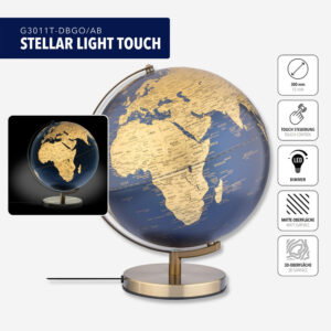 Alternative view of Troika Stellar Light Touch - Donker blauw / Goud